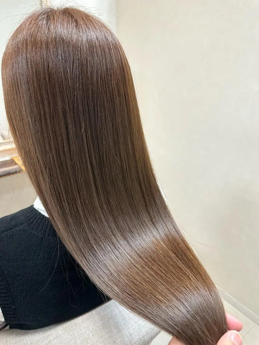 ロング カラー パーマ カット ヘアカラー 縮毛矯正 池田 雄太 ✨美髪縮毛矯正✨のヘアスタイル