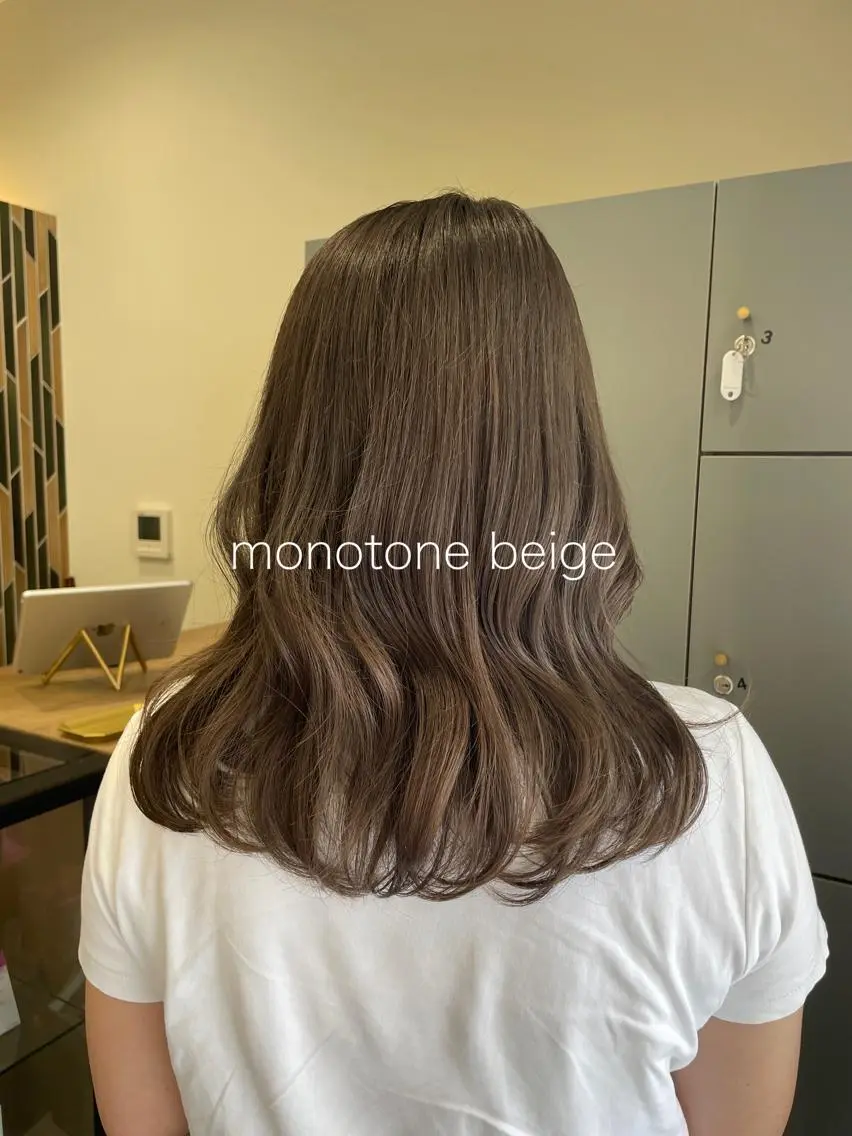 セミロング カラー ブリーチ ヘアセット大募集 ˗ˋˏairiˎˊ˗のヘアスタイル