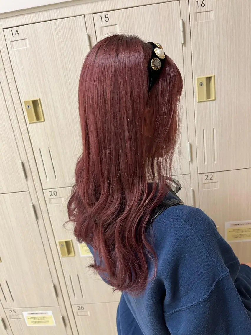 ロング カラー 暖色/ブリーチカラー 🎀 M i k uのヘアスタイル