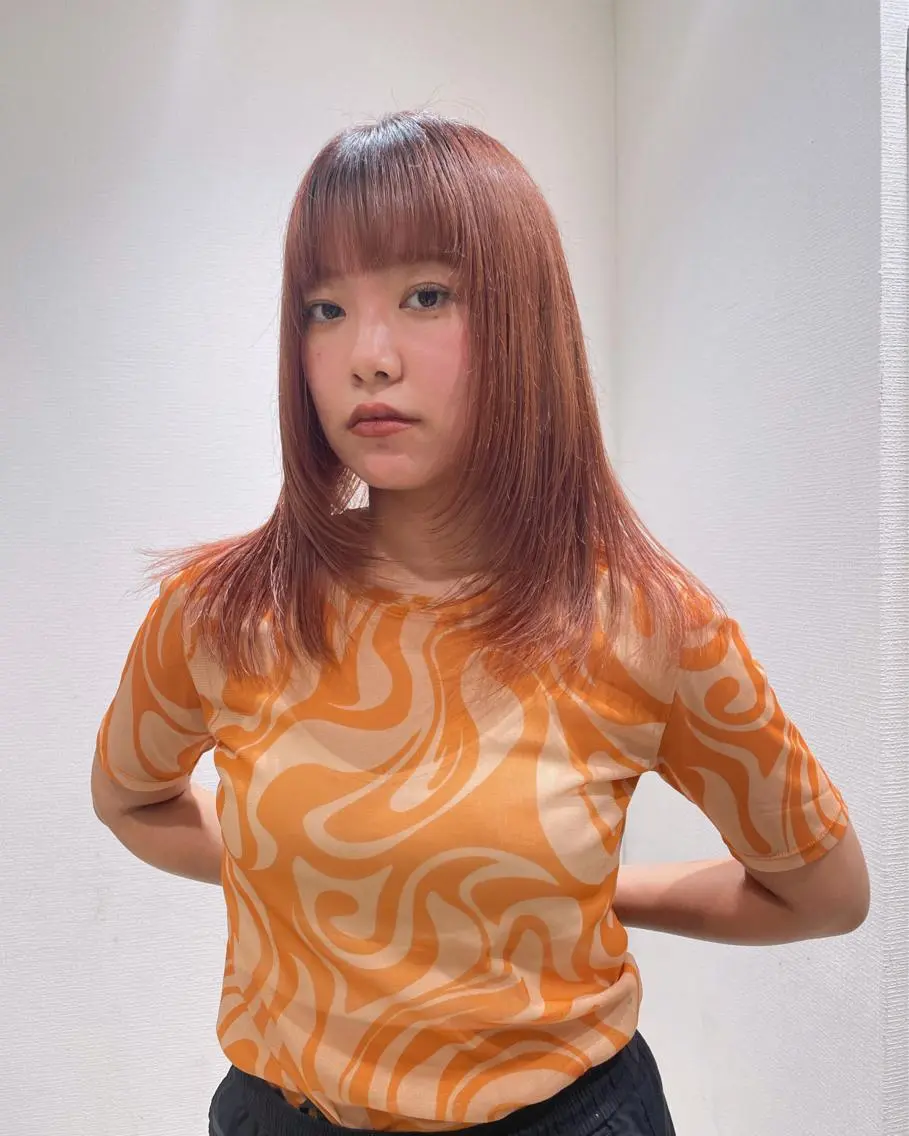 ミディアム ミディアムレイヤー レイヤーカット HIBIKI/原宿 ハッシュカット🪄のヘアスタイル