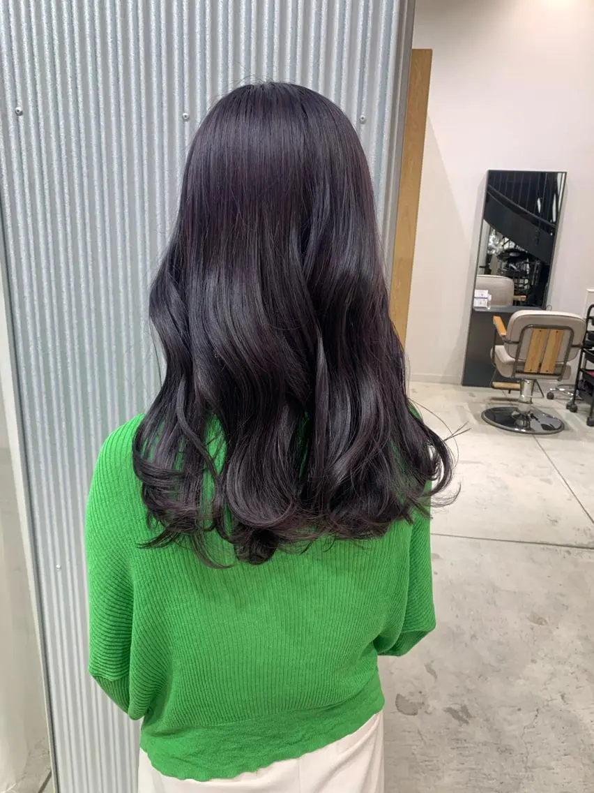 ロング カラー ヘアアレンジ ブリーチ ヘアカラー トリートメント yuka .のヘアスタイル