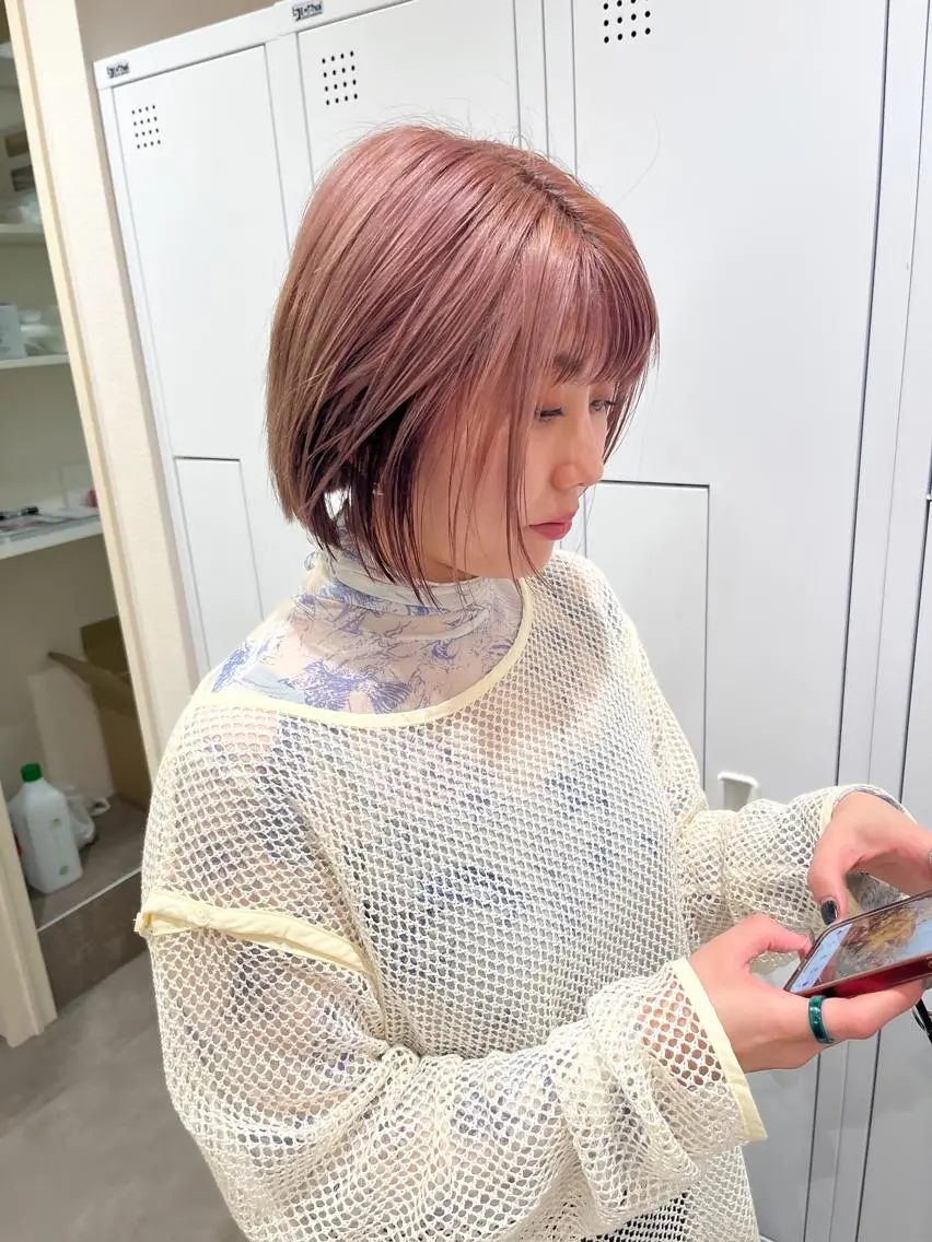 カラー 河原 楓樹のヘアスタイル