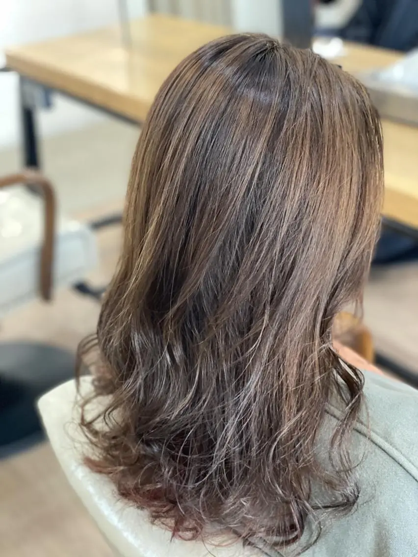 ロング 似合わせ透明感カラー 宇治　ヤマノのヘアスタイル