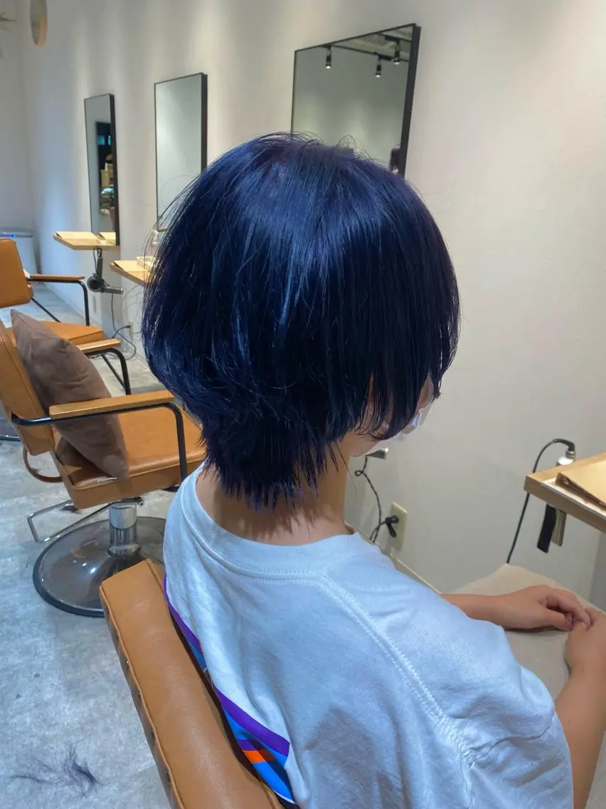 ショート カラー カット ヘアカラー オスズ 🎀´-のヘアスタイル