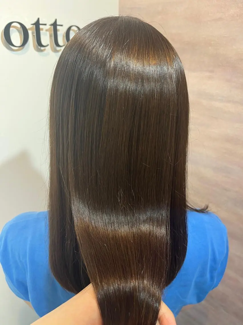 ミディアム カラー パーマ ヘアアレンジ メンズ キッズ ネイル マツエク・マツパ アイブロウ resort salon ottoのヘアスタイル