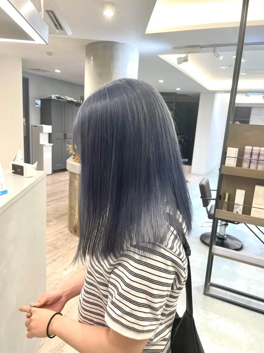 ロング ヘアカラー トリートメント ♡似合わせハイトーン ♡maiのヘアスタイル