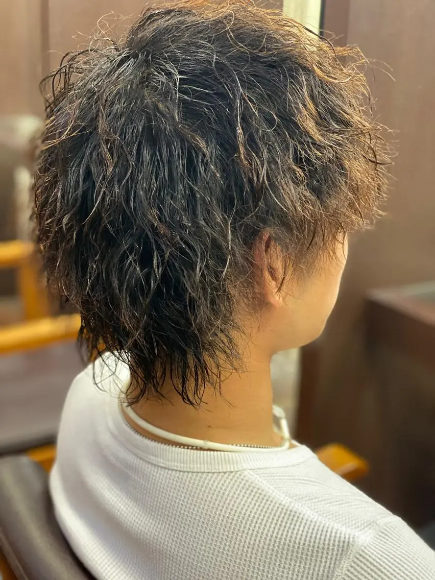 パーマ メンズ カット パーマ ヘッドスパ 【メンズ&髪質改善】 萬納陽介のヘアスタイル