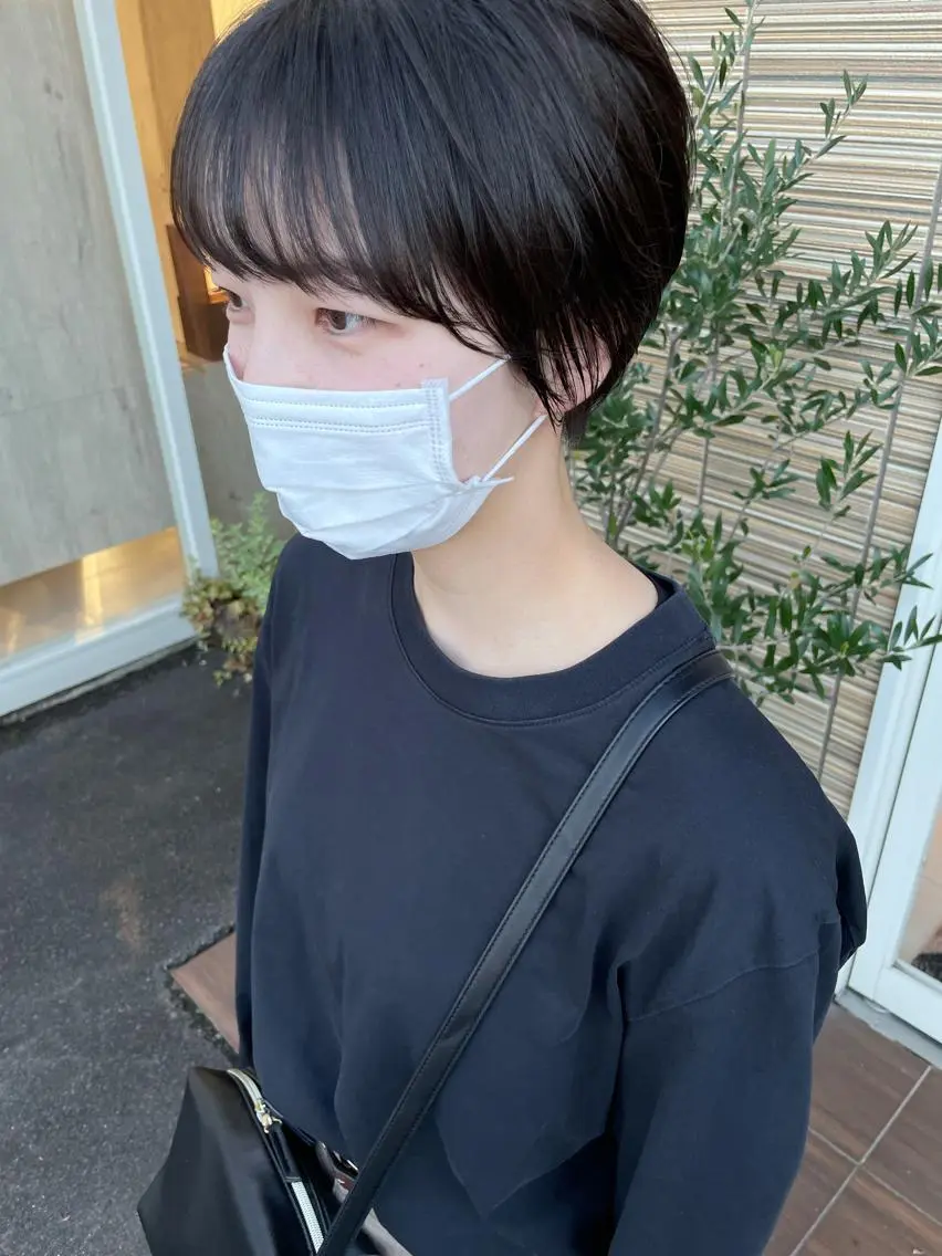 ショート ショートボブ ボブ ショートヘア 鶴岡で縮毛矯正なら お任せ！ハヤシナオミのヘアスタイル