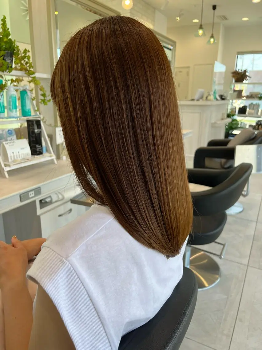 ミディアム カラー 髪質改善 トリートメント カット ヘアカラー 🥇メンズ特化 伊東輝のヘアスタイル