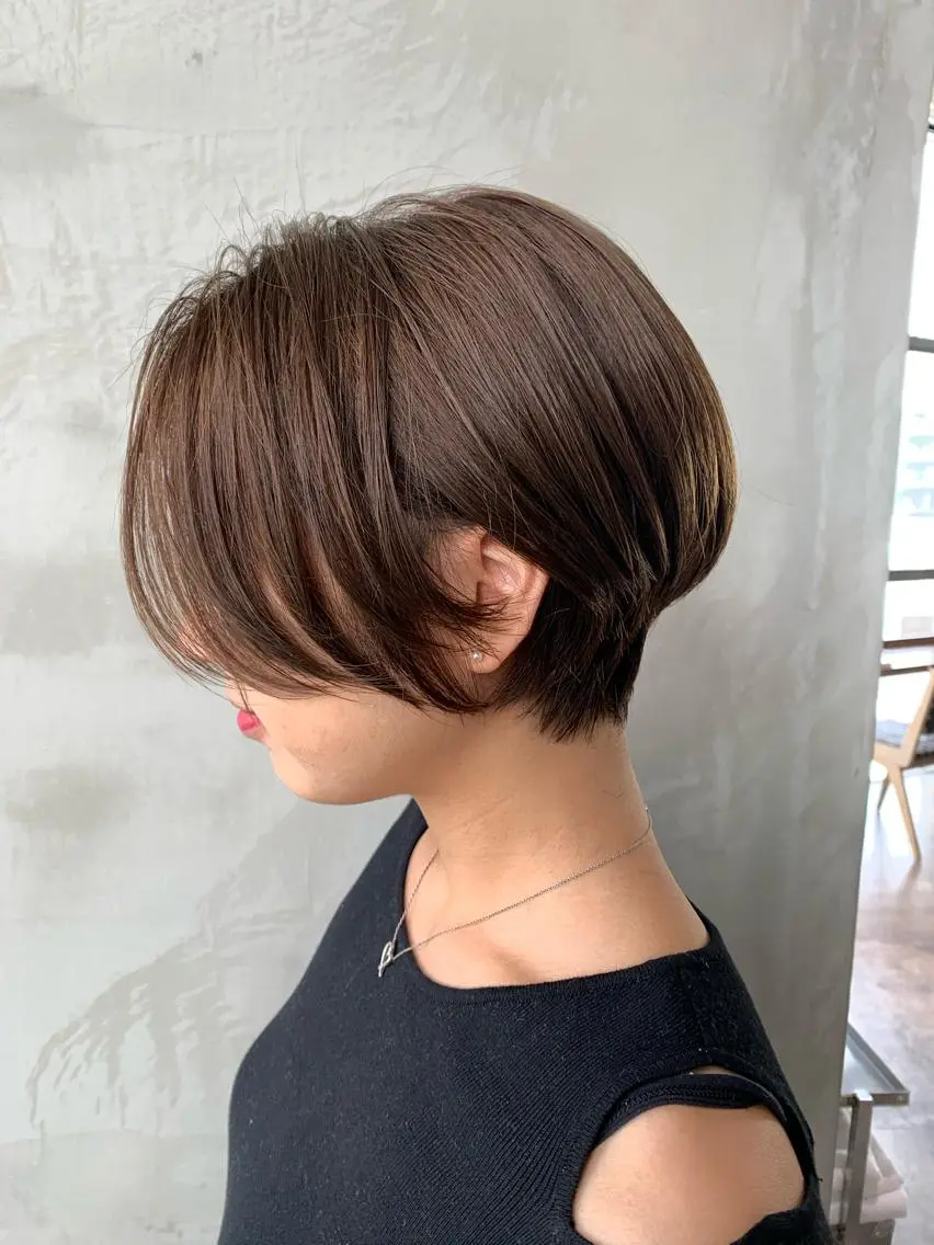 ショート カラー カット ヘアカラー トリートメント 🉐レイヤー/塩見 弘樹🉐渋谷のヘアスタイル