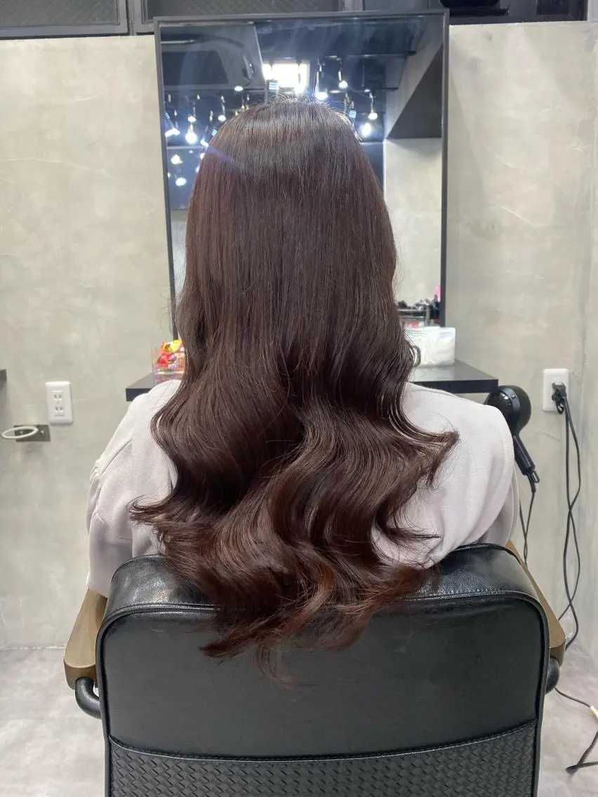 ロング カラー ヘアアレンジ FAAM Tsuneのヘアスタイル