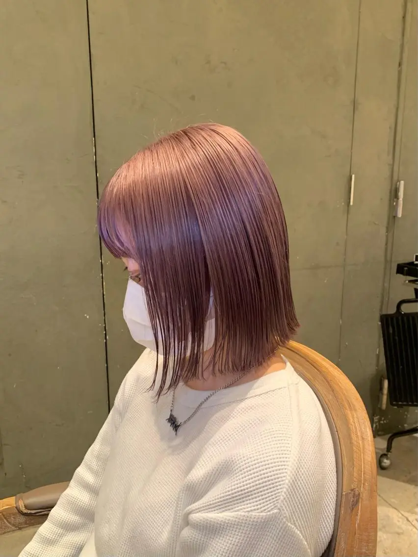 ミディアム カラー Takahashi Yuriのヘアスタイル