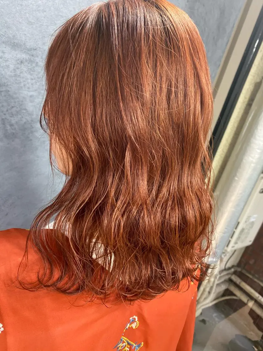 セミロング カラー ヘアアレンジ メンズ キッズ ネイル マツエク・マツパ 透明感カラー🤎 ゆりのヘアスタイル