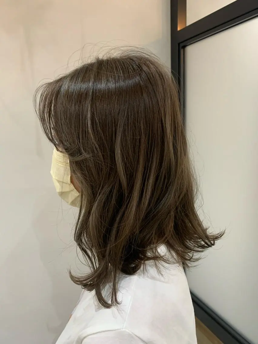 ミディアム ヘアカラー LITTLE _KATOのヘアスタイル