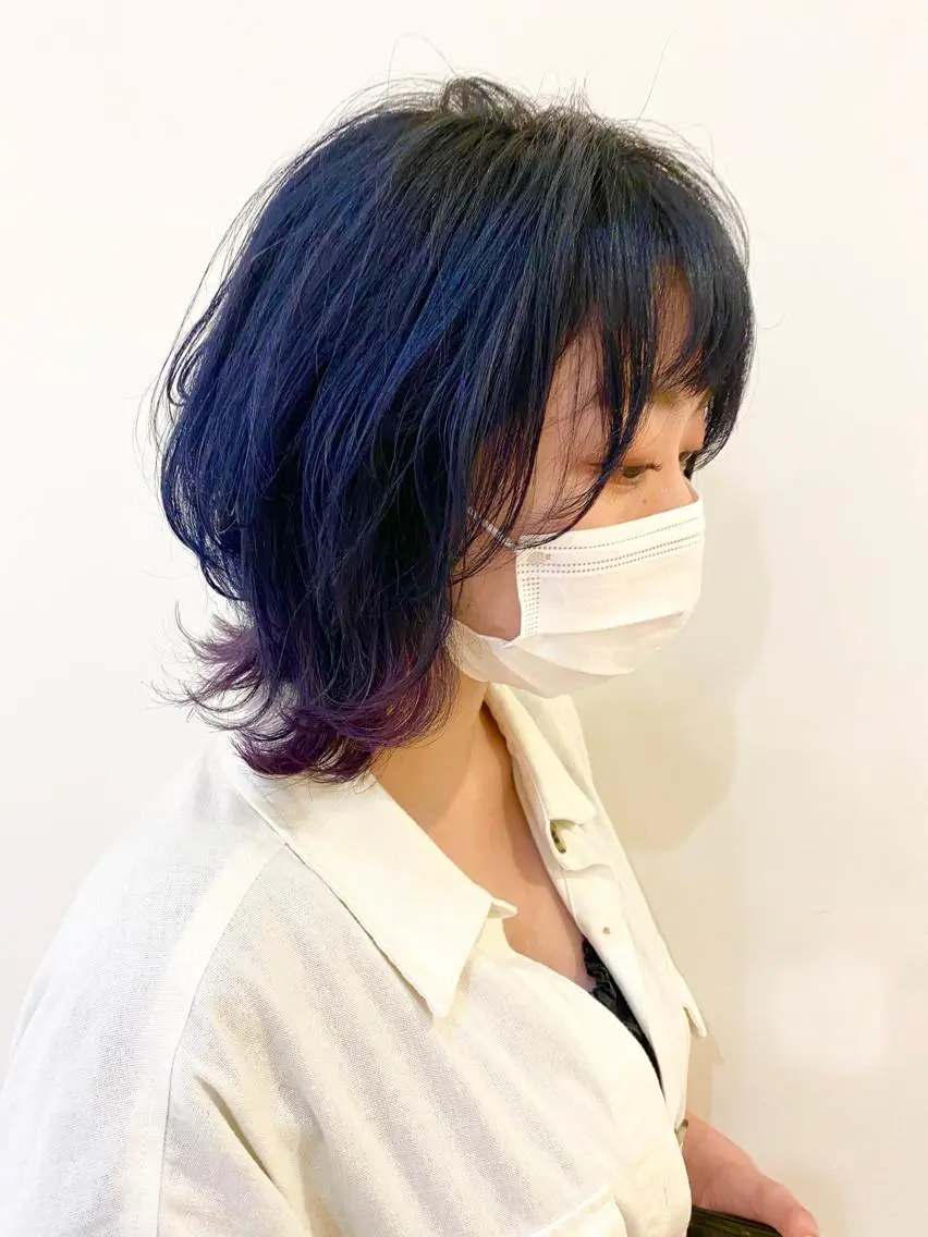 ショート カラー カット ヘアカラー エクステ シールエクステ×美髪 改善/ヨシモトカンジのヘアスタイル