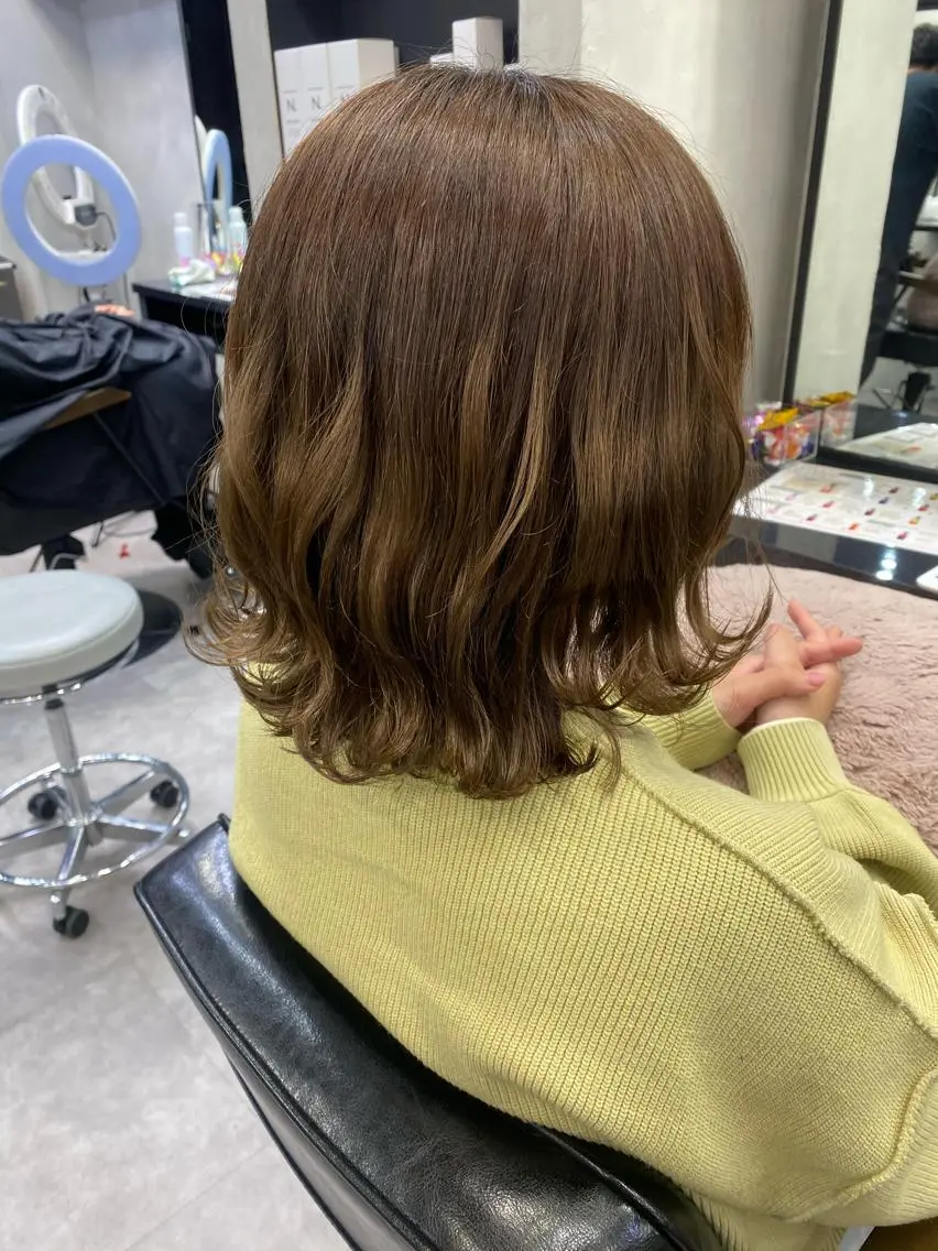ミディアム カラー ヘアアレンジ FAAM Tsuneのヘアスタイル