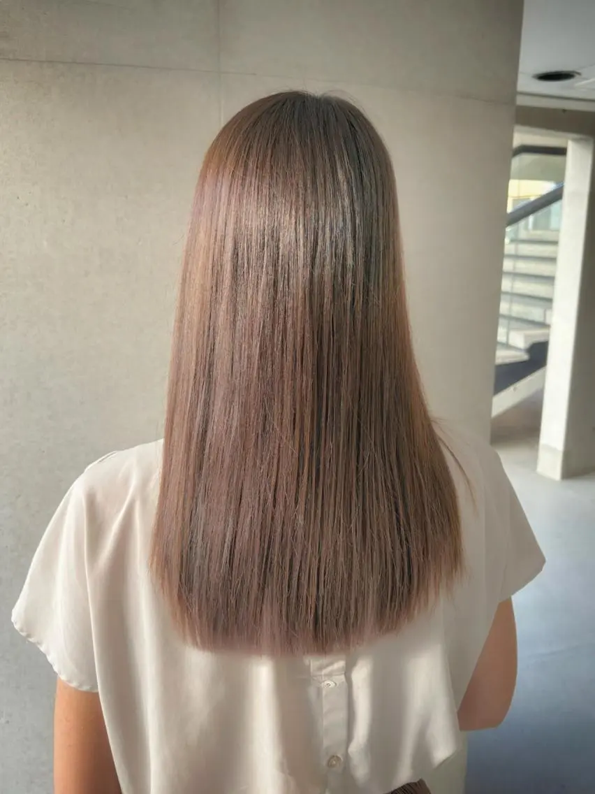 ロング ヘアカラー レナ🧸🤎 アメリシュシュのヘアスタイル