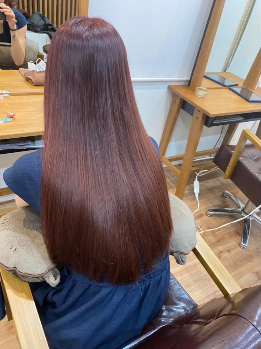 ロング 髪質改善&縮毛矯正 カット/soyaのヘアスタイル