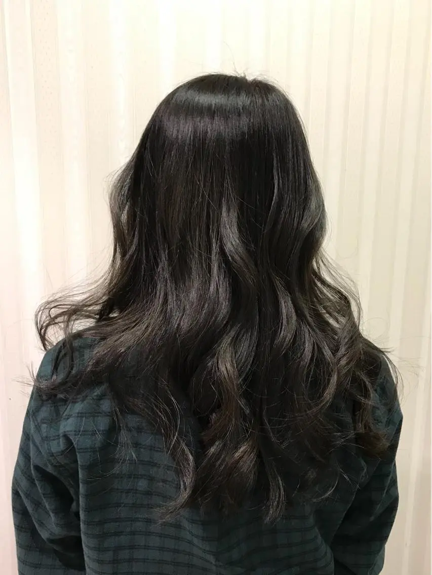 ロング カラー ヘアアレンジ グレージュ ⭐️髪質改善⭐️ フジヒサゴウタのヘアスタイル