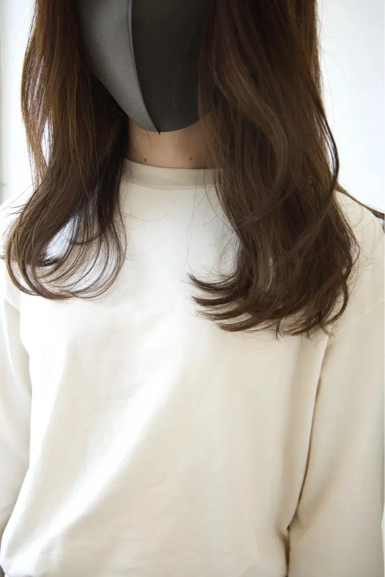 ロング カラー fio マナミのヘアスタイル