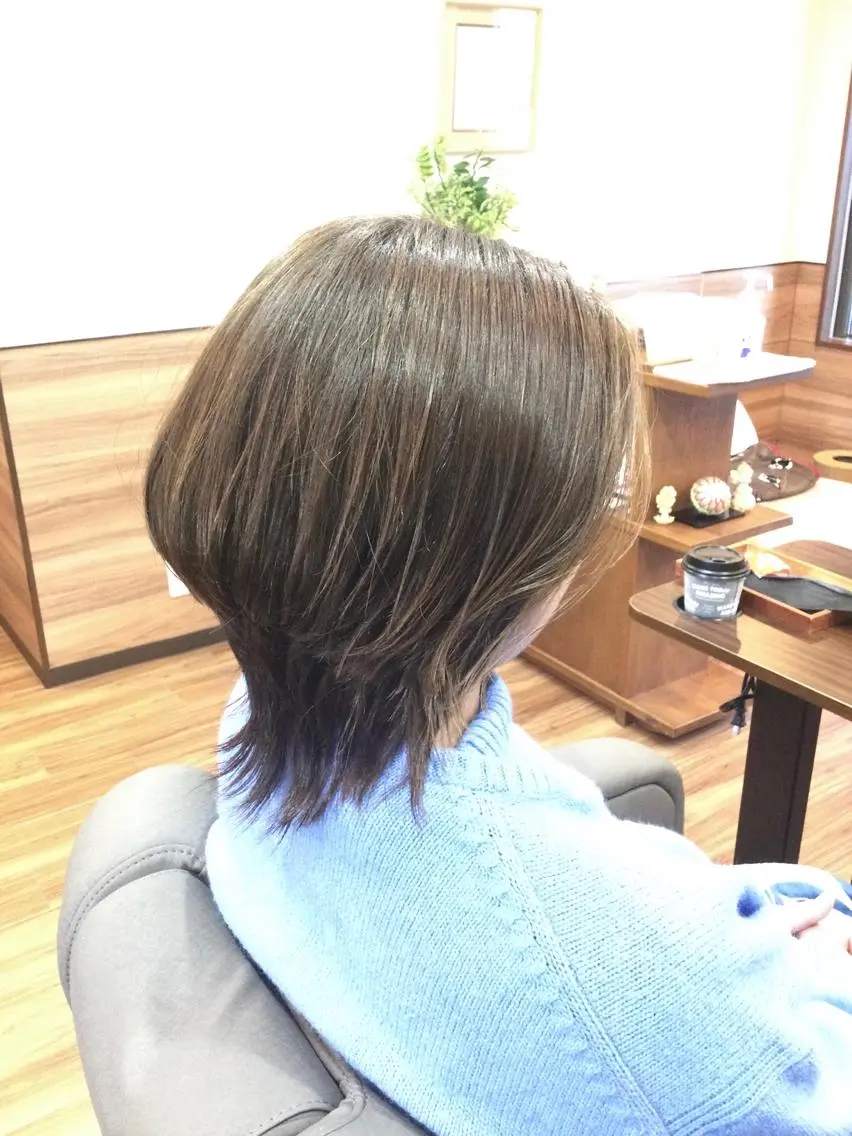 ショート カラー イルミナカラー Annon プライベートサロンのヘアスタイル