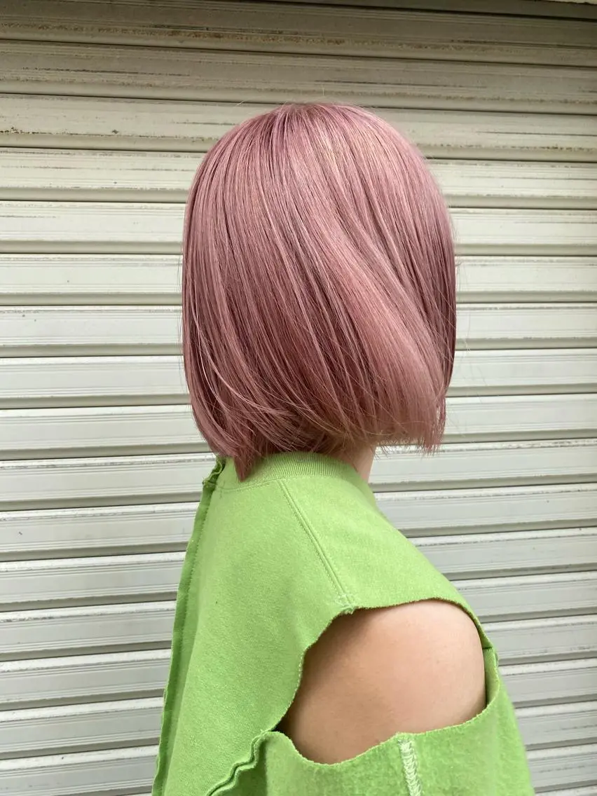 ミディアム カラー ブリーチカラーが人気 onnuのヘアスタイル