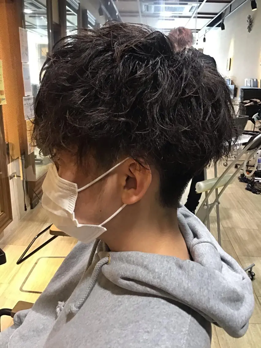 パーマ メンズ なりたいを叶える /町野 朝哉のヘアスタイル