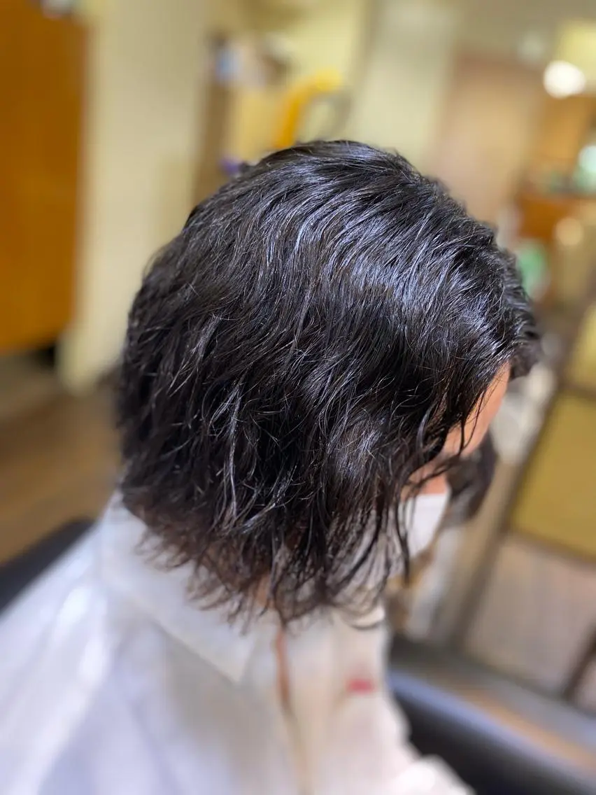 ショート パーマ メンズ カット パーマ メンズカット kimotoのヘアスタイル