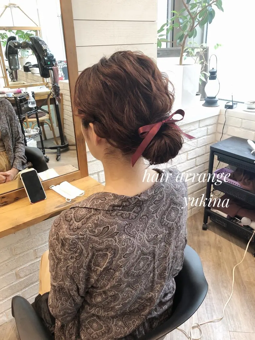 セミロング ヘアセット ✨透明感ケアカラー✨ 長野ゆきなのヘアスタイル