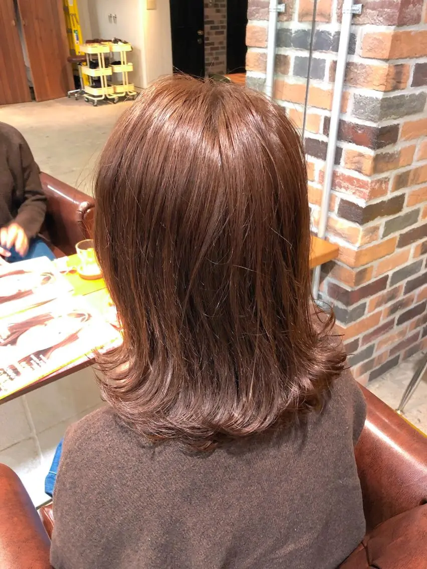 ミディアム カラー パーマ ヘアアレンジ メンズ キッズ ネイル マツエク・マツパ ブラウンカラー チョコレートブラウン カラーマツエク ブラウン ヘアカラー トリートメント ⭐️ハイクオリティ カラー杉本雄志⭐️のヘアスタイル