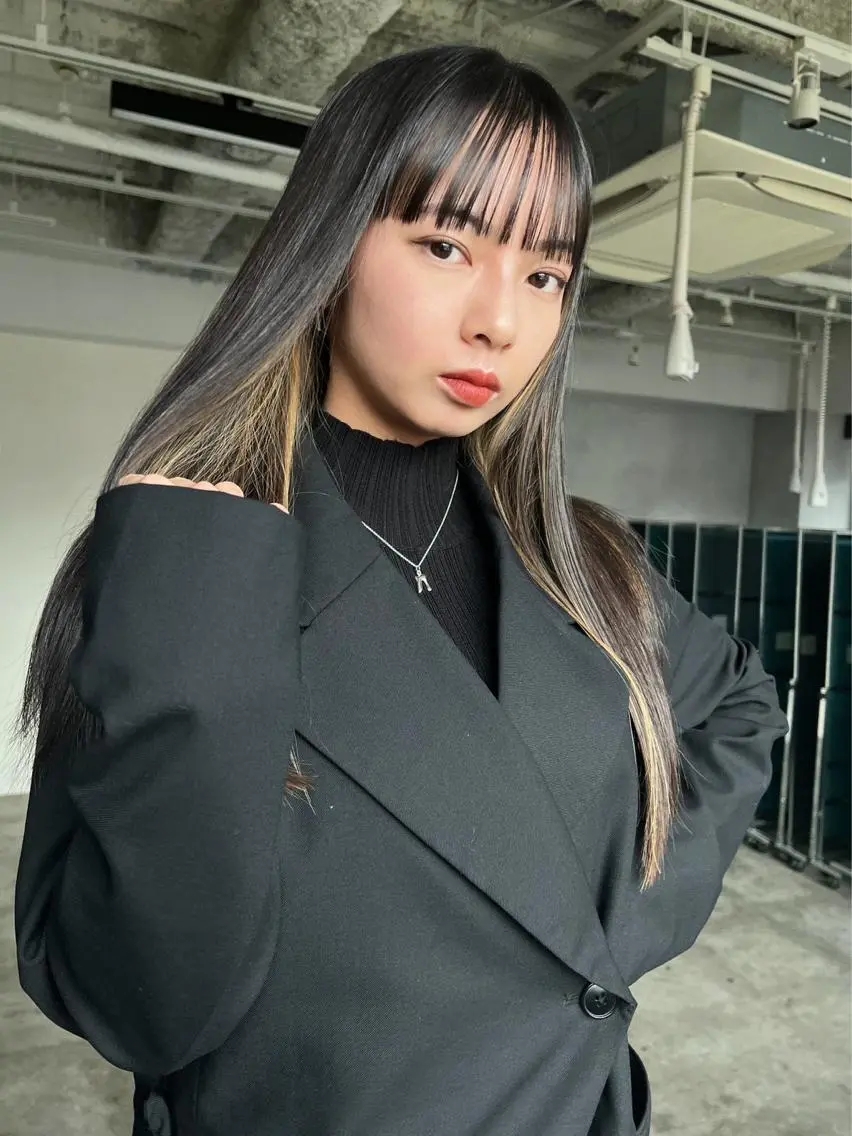 ロング 銀座/韓国/ワンホン 🤍艶髪🖤nahoのヘアスタイル