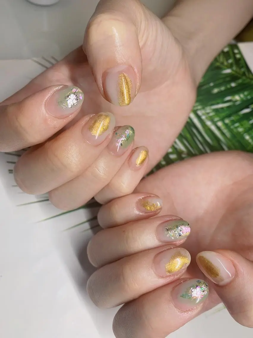 ショート ハンドネイル NAILSALON 🍔Timna🍟のネイルデザイン