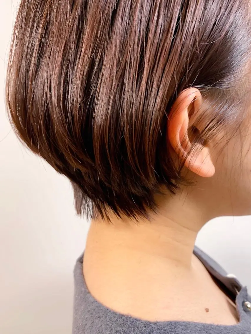 ショート カラー ショートボブ ボブ ショートヘア 小顔カット tension 【テンション】のヘアスタイル