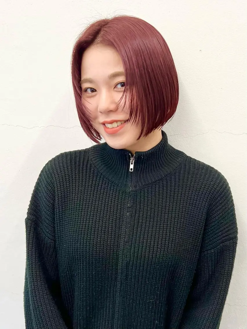 ショート カット ヘアカラー トリートメント HARU//原宿🤍 リピート率NO.1のヘアスタイル