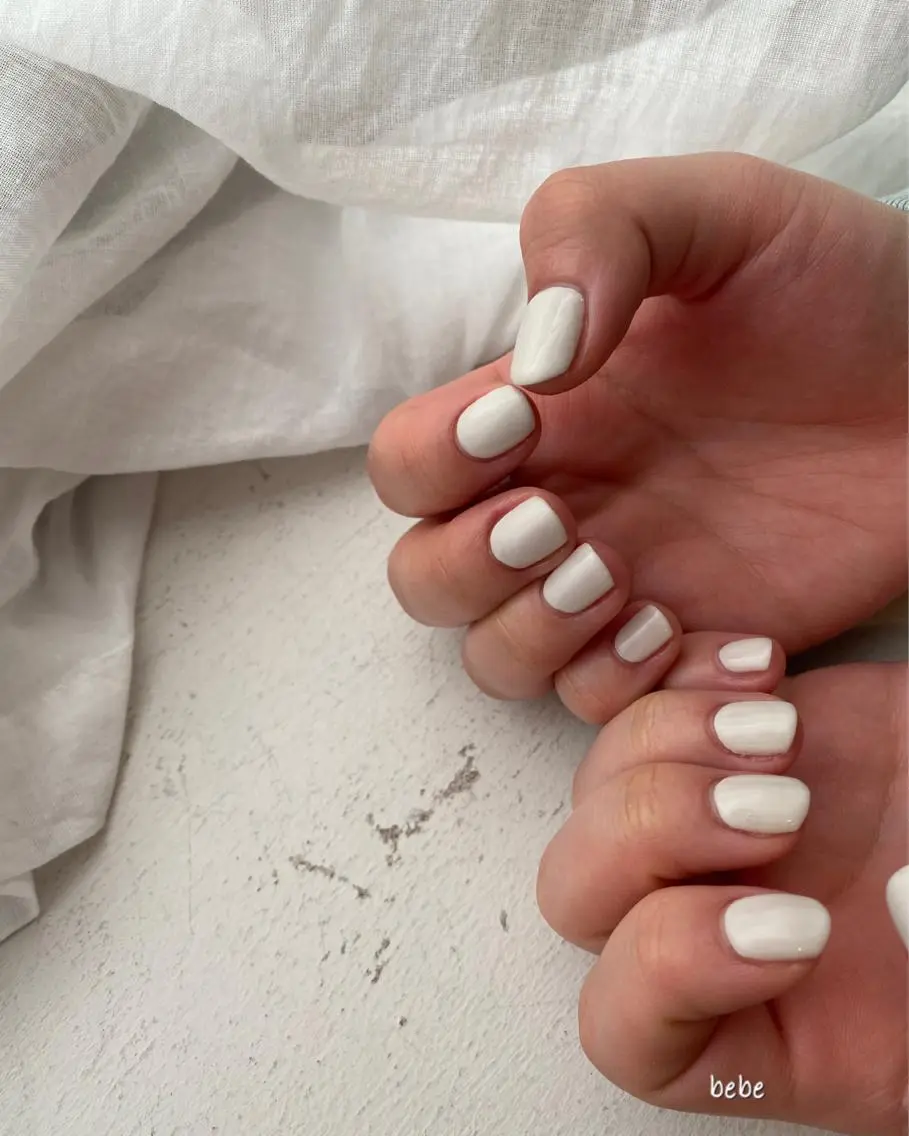 ネイル ホワイト ハンドネイル Ann nailのネイルデザイン