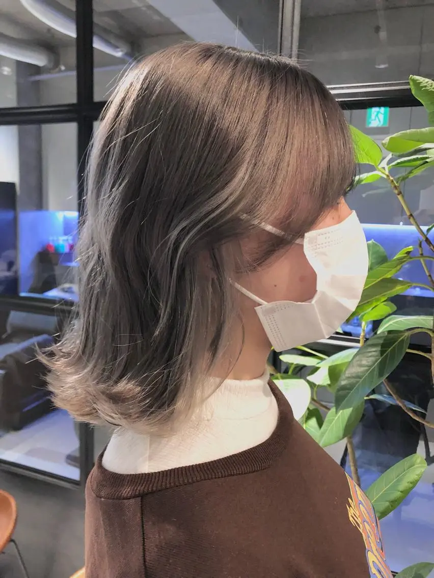 ミディアム カラー パーマ ヘアアレンジ メンズ キッズ ネイル マツエク・マツパ アイブロウ カット ヘアカラー ショートヘア原宿 fifth コシのヘアスタイル