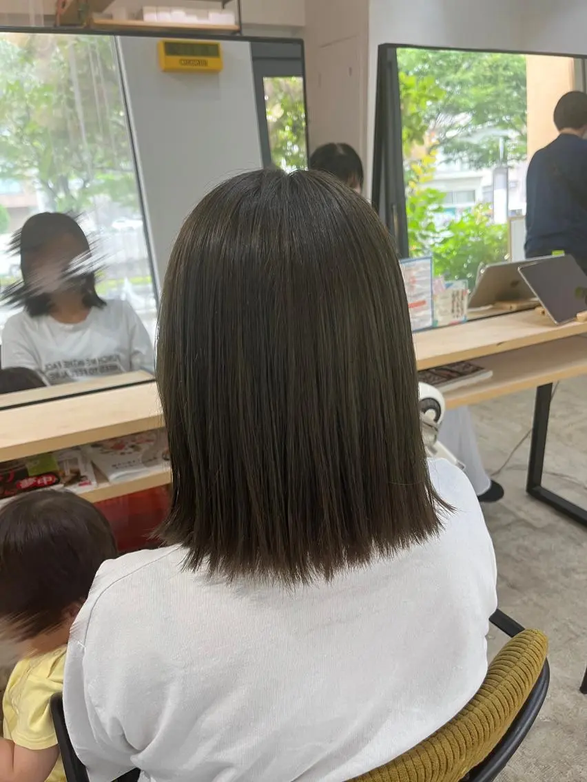 ミディアム カラー オレンジ 🦎今川 かりん🦎のヘアスタイル