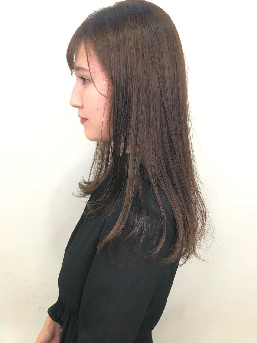 ロング パーマ ヘアアレンジ ヘアカラー メンズ特化 古賀陸斗のヘアスタイル