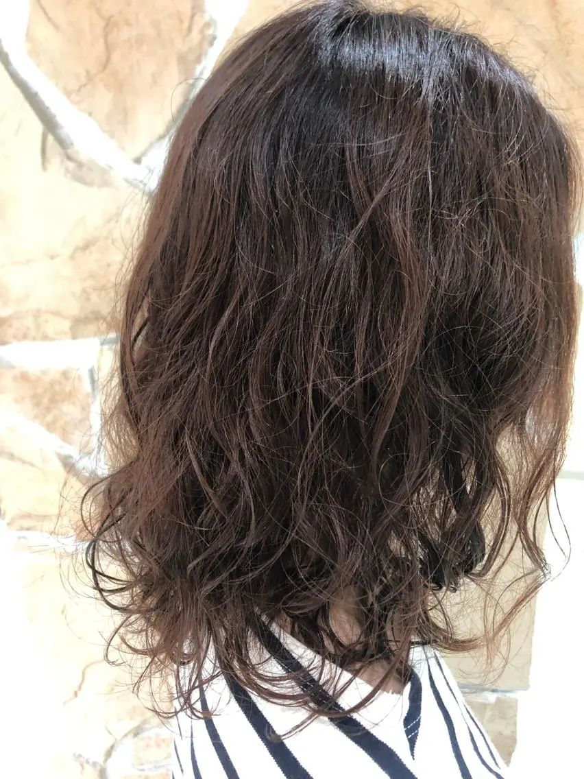 ミディアム パーマ ミディアムパーマ 前田 朋樹のヘアスタイル