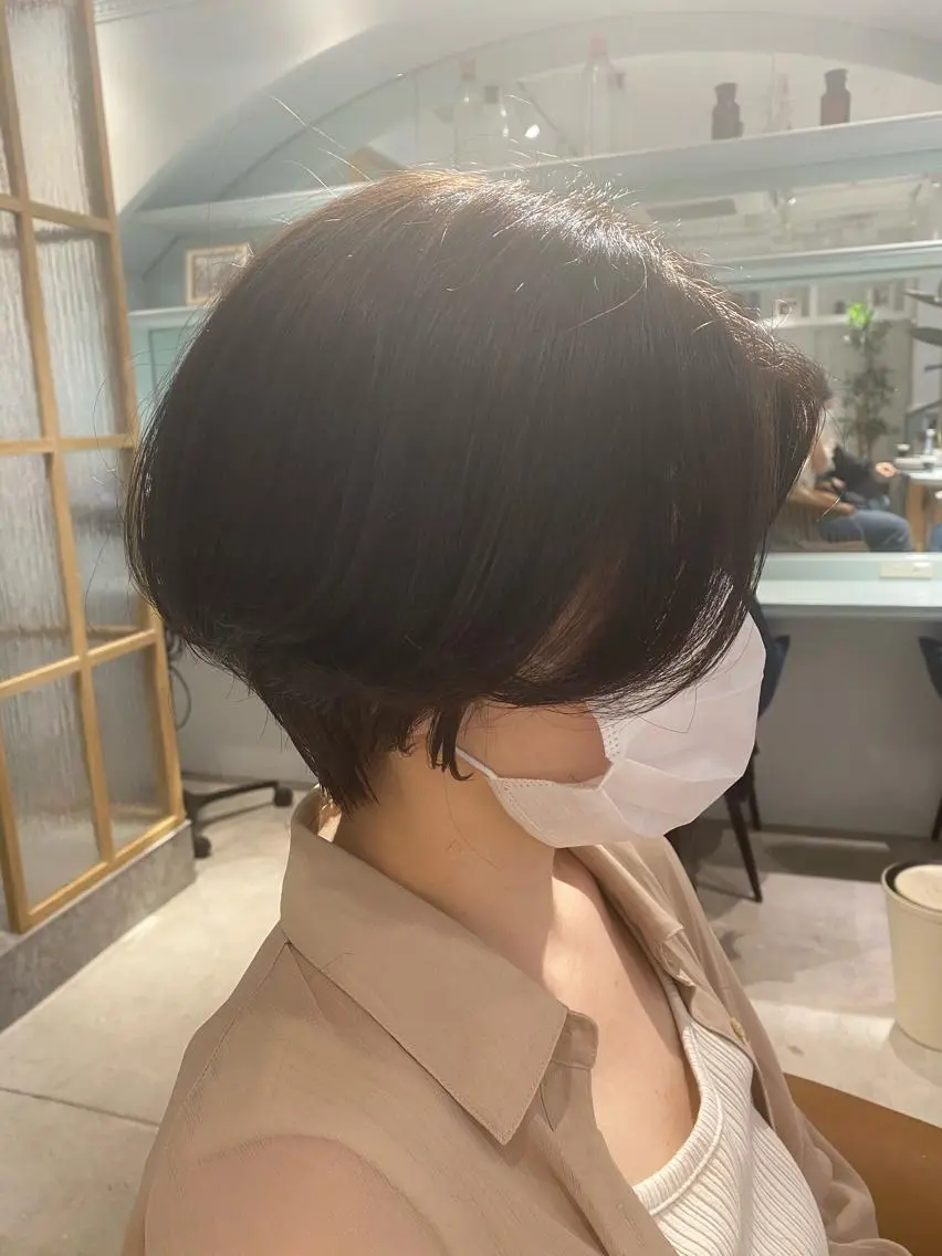 ショート 髪質改善レイヤー/ ボブたんの翔太のヘアスタイル