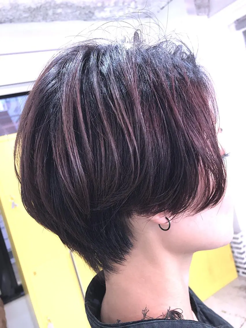 ショート カラー パーマ ヘアアレンジ HORN hairsalonのその他イメージ