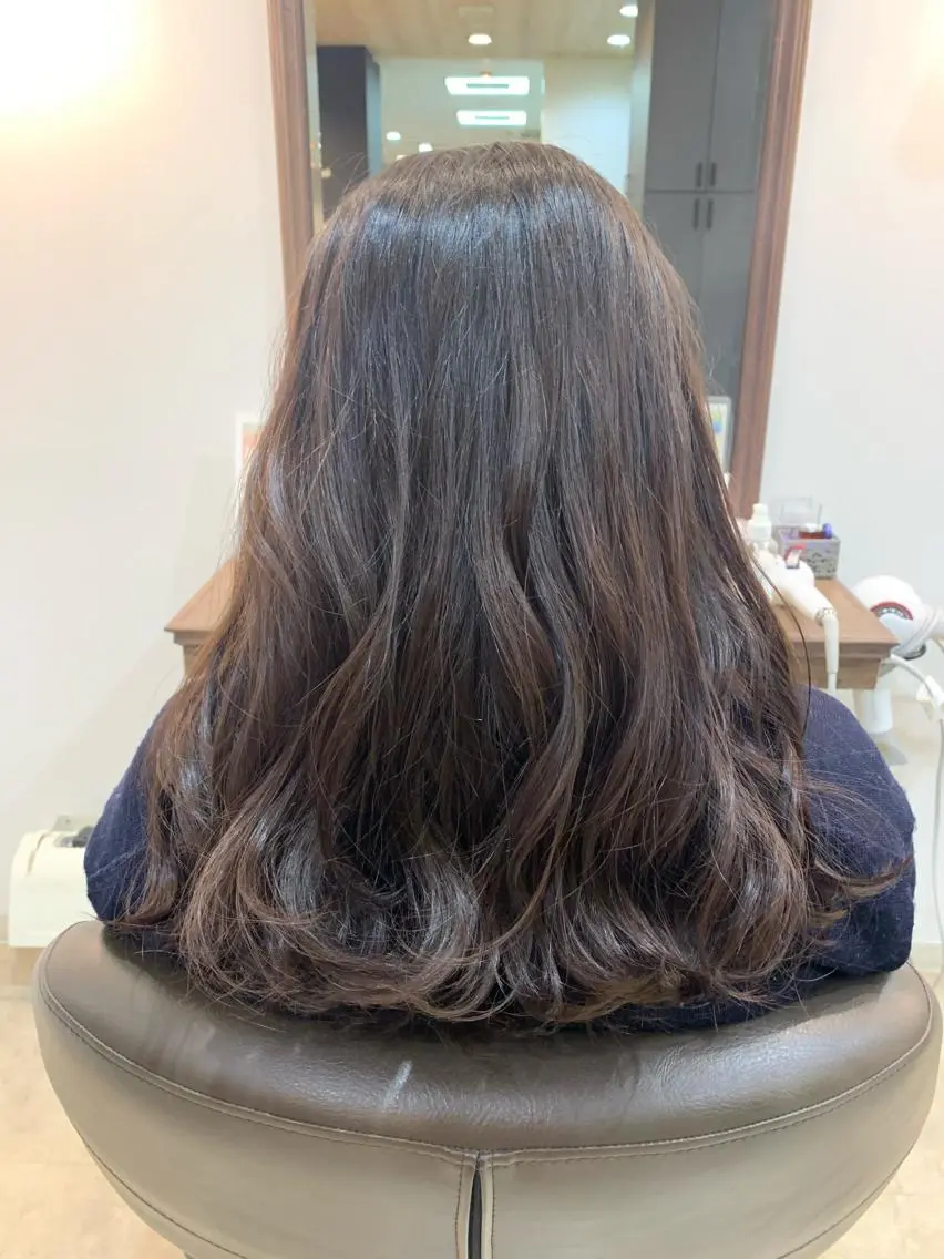 セミロング ヘアアレンジ ecru🕊️堀内 眞帆のヘアスタイル