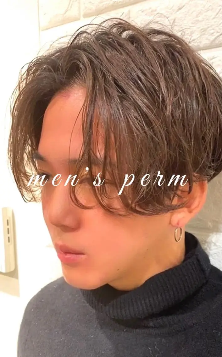 ショート パーマ 🔮 BASSA立川 診断×艶髪🔮のヘアスタイル