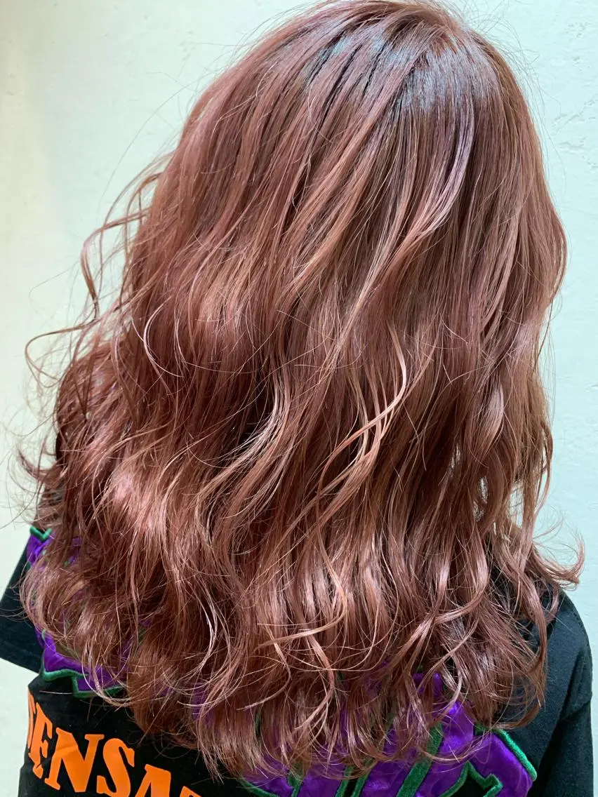 ミディアム カラー ヘアカラー トリートメント 天野 開のヘアスタイル