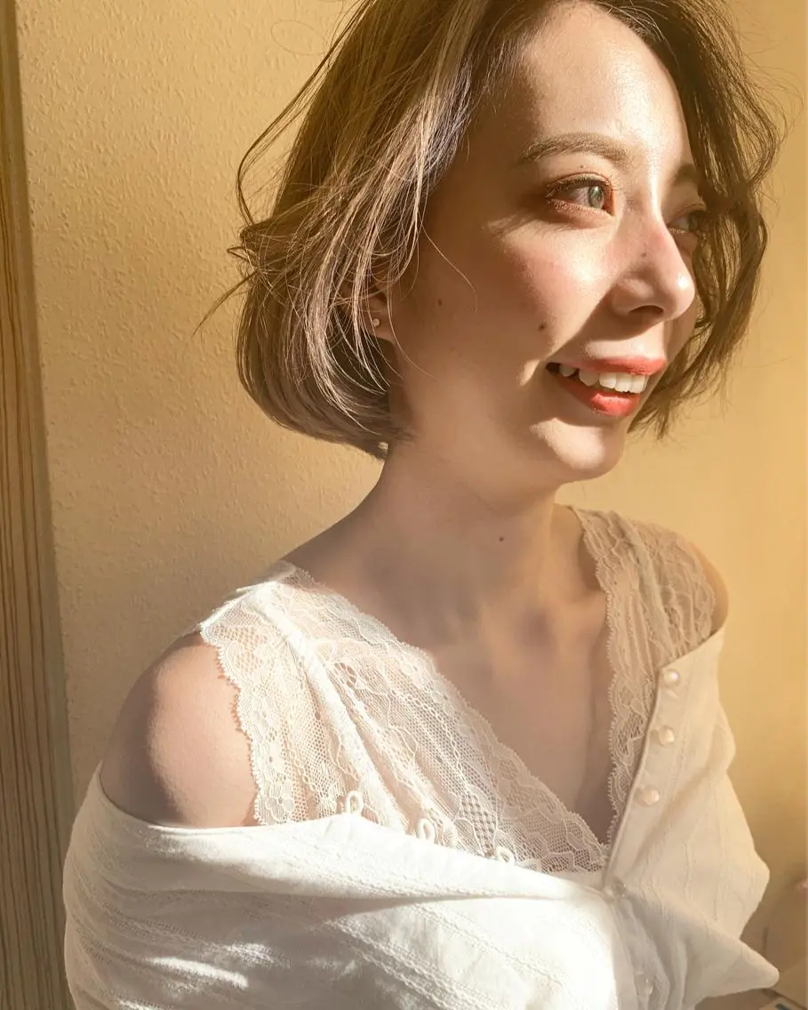 ミディアム カラー ヘアカラー トリートメント ヘアセット 🌸スタイリスト 山浦美恵のヘアスタイル