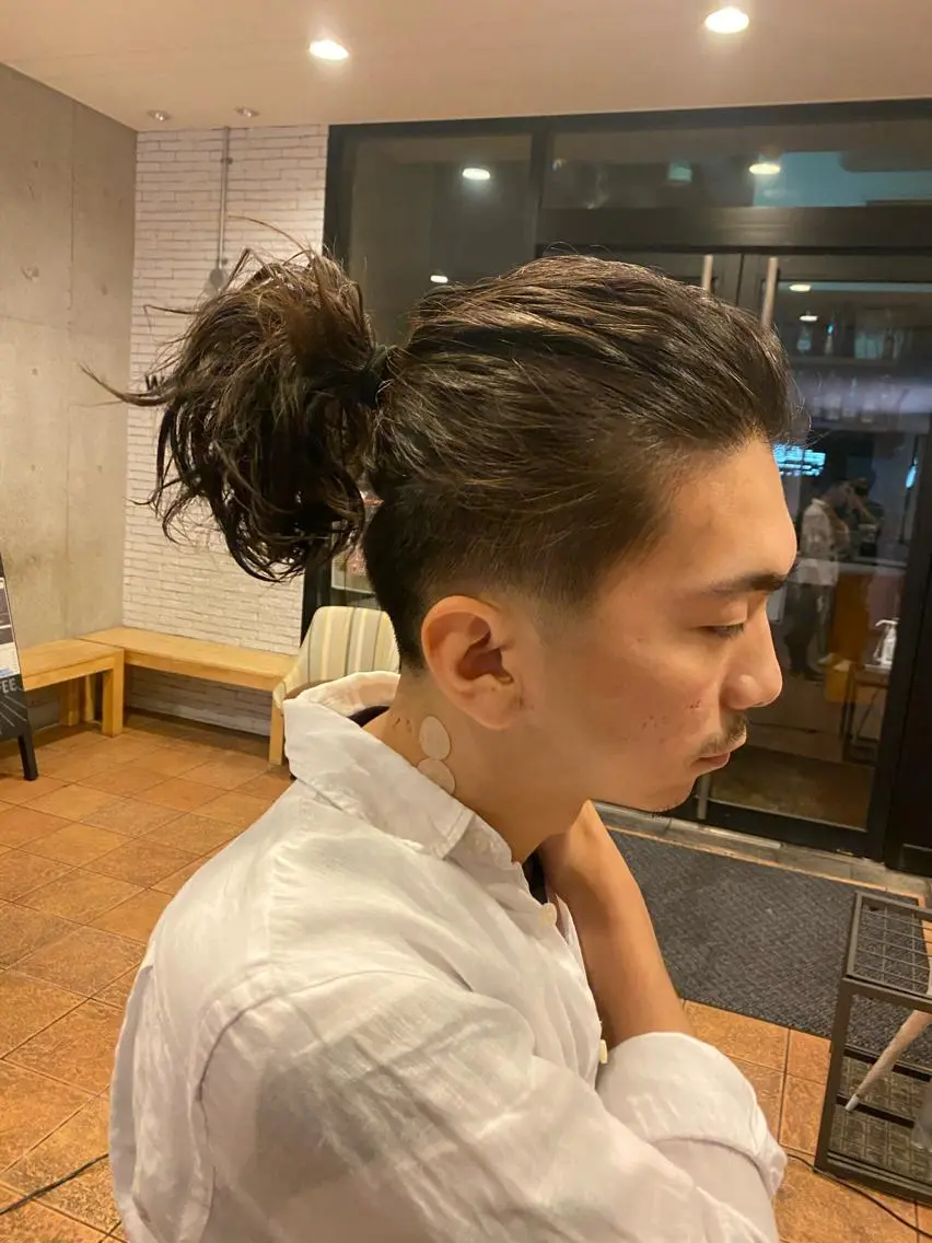 メンズ unopulir 景山 凌のヘアスタイル