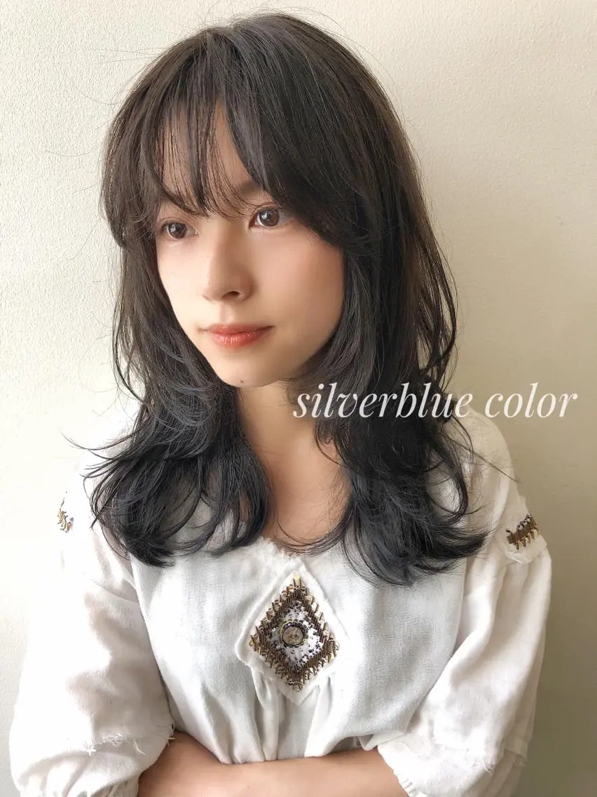 セミロング ✨透明感ケアカラー✨ 長野ゆきなのヘアスタイル