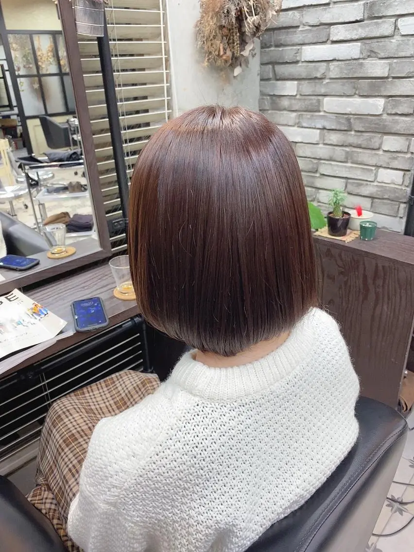 ショート カラー ボブ 韓国ヘア☁️ mitsukiのヘアスタイル