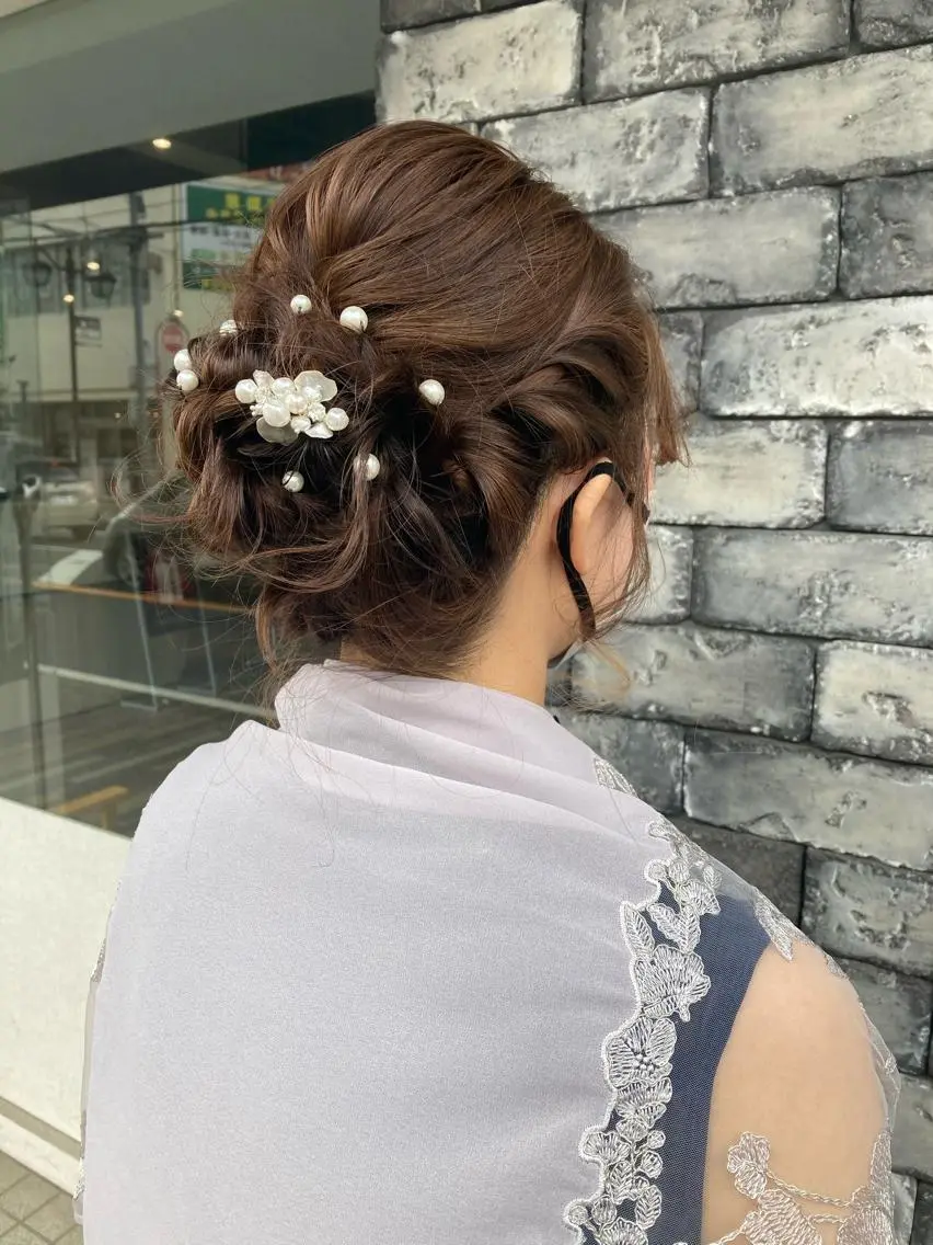 ヘアアレンジ カット ヘアカラー トリートメント ヘアセット ✂️似合わせの魔術師 石田一樹✂️のヘアスタイル