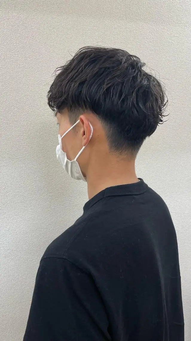 パーマ メンズ もりたみかこ 美容師お休み中のヘアスタイル